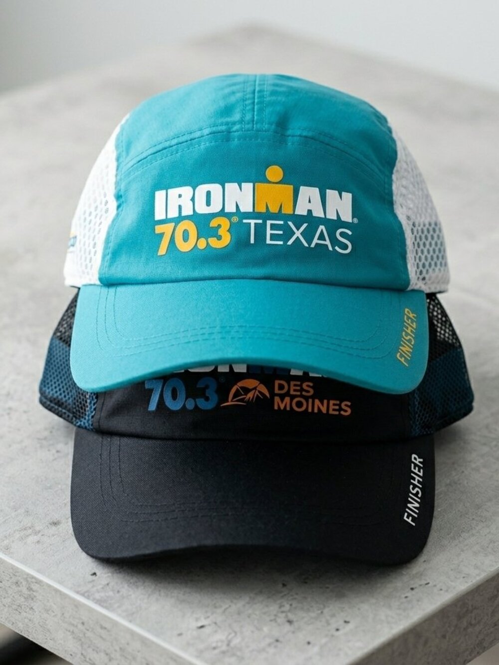 Boco Gear Ironman 70.3 Finisher Hat Bundle Texas & Des Moines Outdoor Athletic